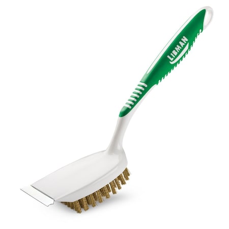 Libman Commercial Short Handle Grill Brush, Brass White, 6PK 69